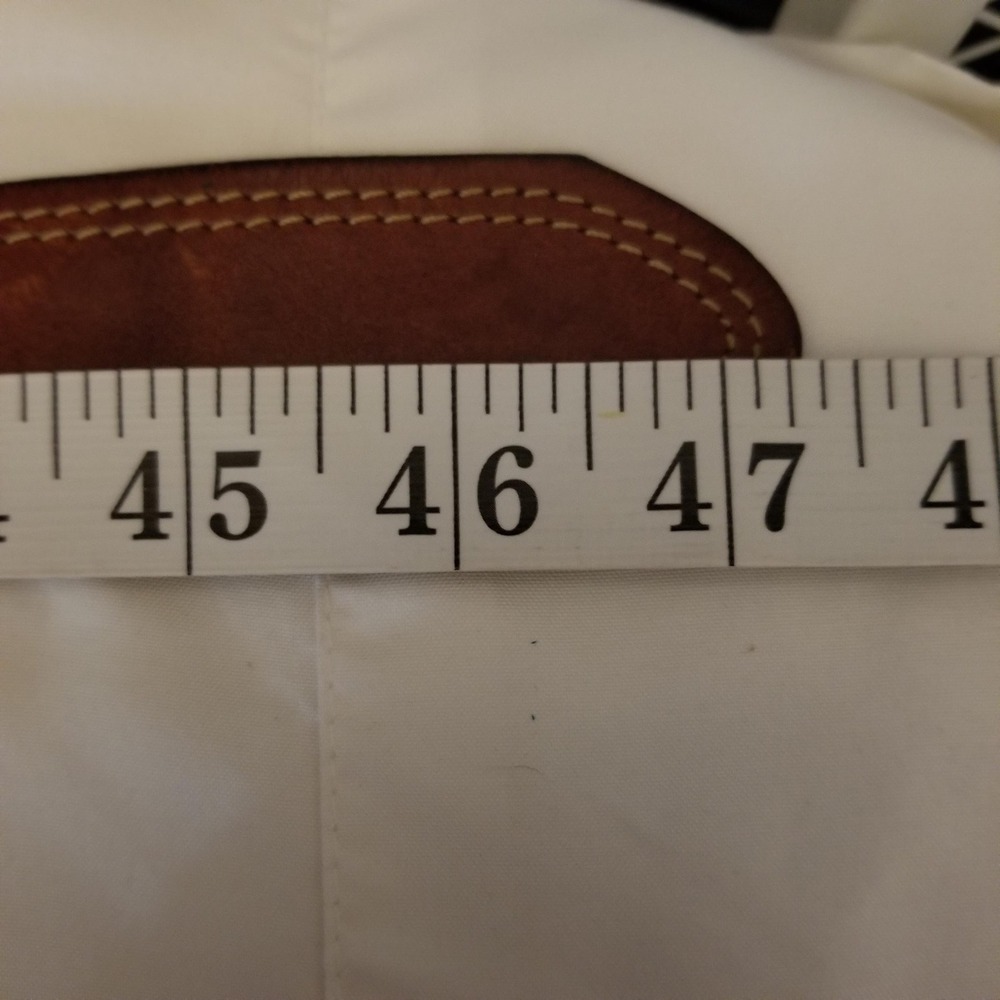 Vintage Brown Leather Basketweave Inlay Western Belt Snap Closure 46.5 Inch - Picture 7 of 8